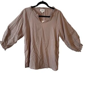 ANDREE BY UNIT Light Brown Blouse